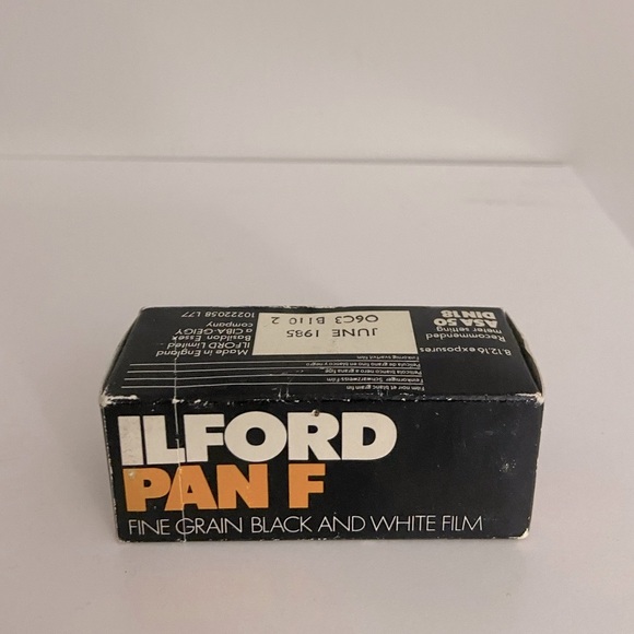 Other - Ilford Pan F 50 film in 120 format expired 1985